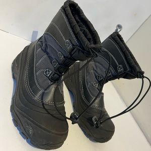 The north face women’s size 5 black boots..